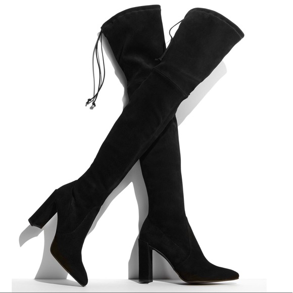 Stuart Weitzman Shoes - Stuart Weitzman OTK Highchamp Suede Boots